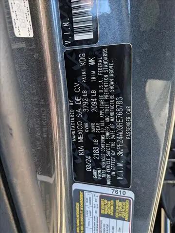 2024 Kia Forte LXS