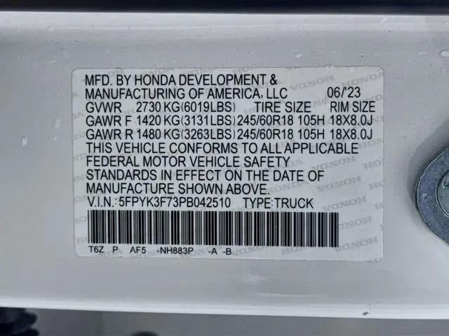 2023 Honda Ridgeline RTL-E