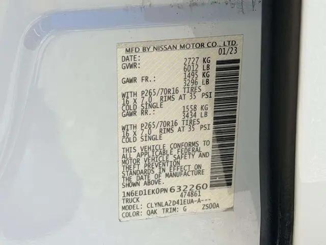 2023 Nissan Frontier Crew Cab S 4x4