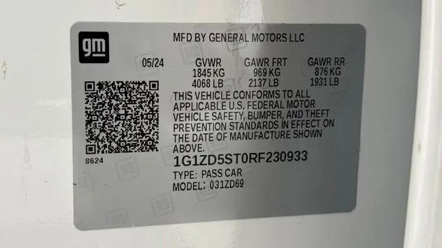 2024 Chevrolet Malibu FWD 1LT