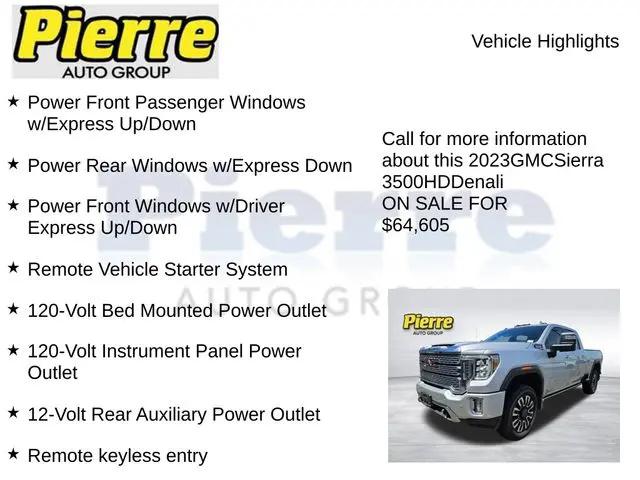 2023 GMC Sierra 3500HD 4WD Crew Cab Standard Bed Denali