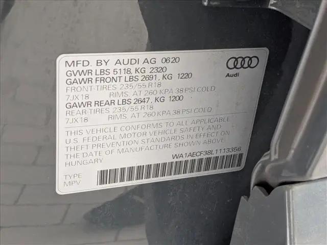 2020 Audi Q3 Premium 45 TFSI quattro Tiptronic