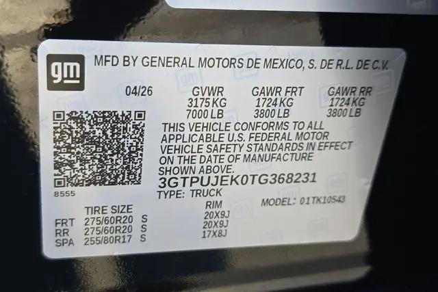 2026 GMC Sierra 1500 Crew Cab, Short Bed, Elevation, 4WD