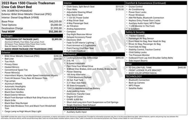 2023 Ram 1500 Classic Tradesman Crew Cab 4x4 5'7" Box