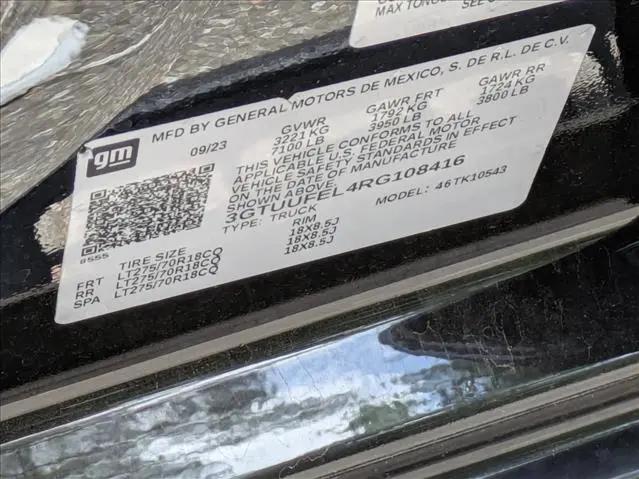 2024 GMC Sierra 1500 4WD Crew Cab Short Box AT4X