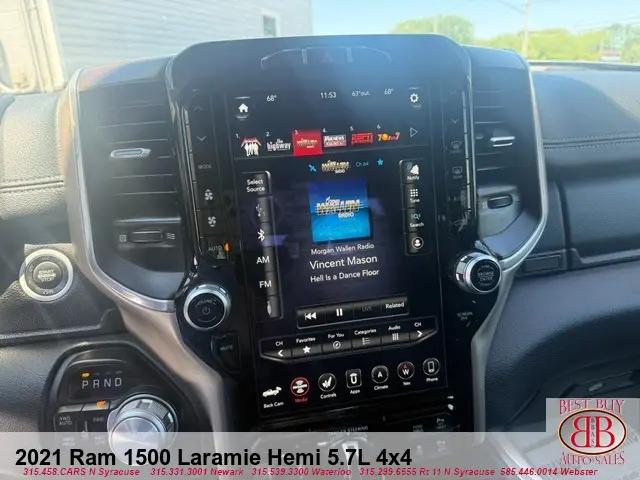 2021 Ram 1500 Laramie Crew Cab 4x4 5'7" Box