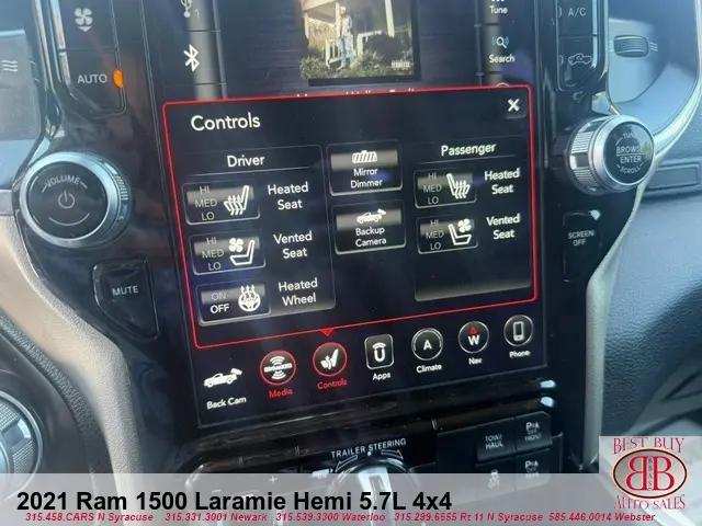 2021 Ram 1500 Laramie Crew Cab 4x4 5'7" Box
