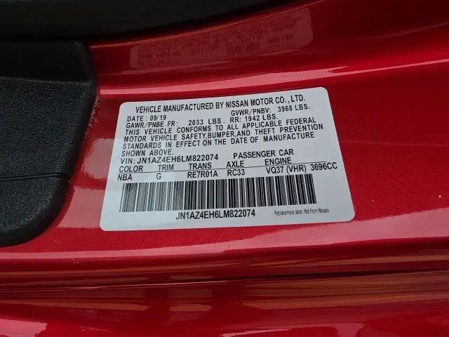 2020 Nissan 370Z 7-Speed Automatic