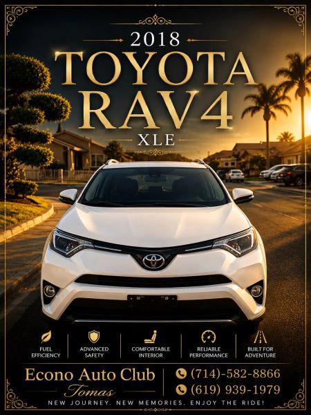2018 Toyota RAV4 XLE for sale in Midway City, CA