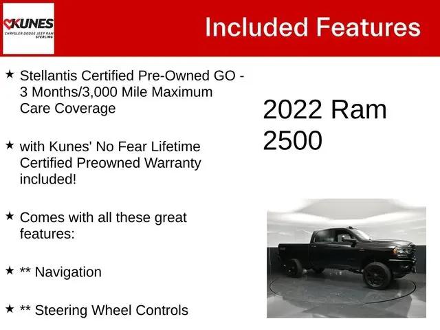 2022 Ram 2500 Big Horn Crew Cab 4x4 6'4" Box