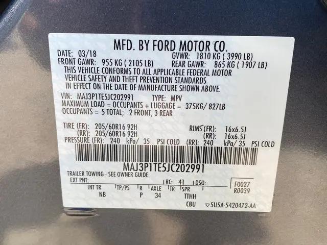 2018 Ford EcoSport SE