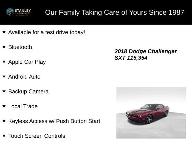 2018 Dodge Challenger SXT