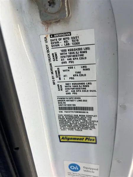 2021 GMC Savana Cutaway Work Van
