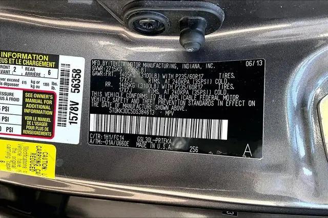 2013 Toyota Sienna LE V6 8 Passenger