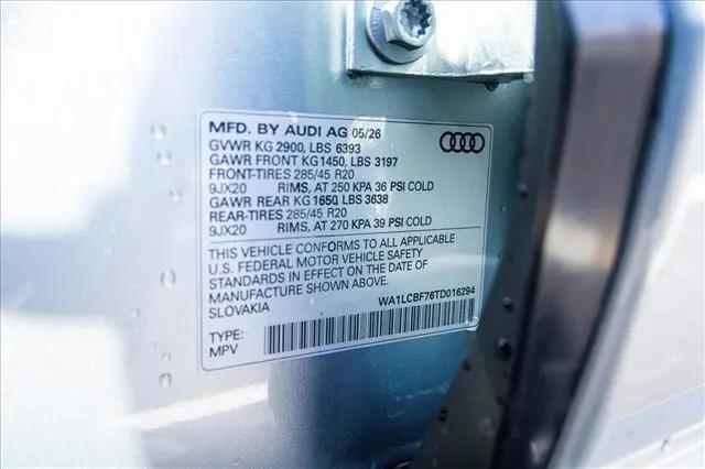 2026 Audi Q7 Premium Plus 45 TFSI quattro tiptronic