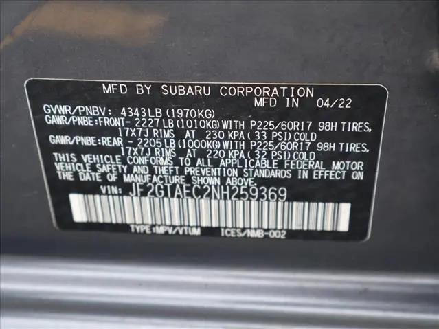 2022 Subaru Crosstrek Premium