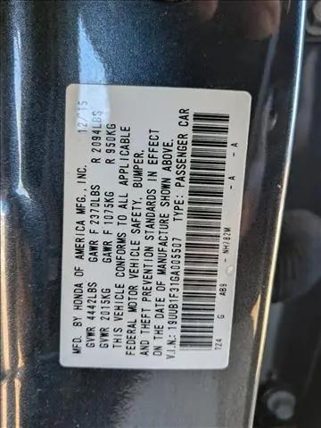 2016 Acura TLX Base