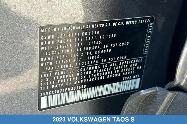 2023 Volkswagen Taos 1.5T S