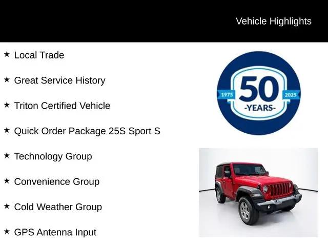 2021 Jeep Wrangler Sport S 4x4