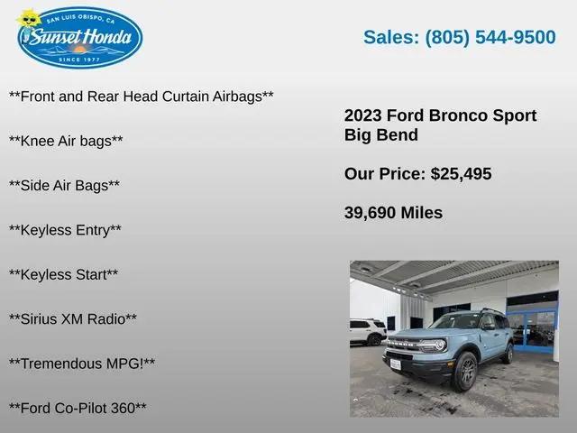 2023 Ford Bronco Sport Big Bend