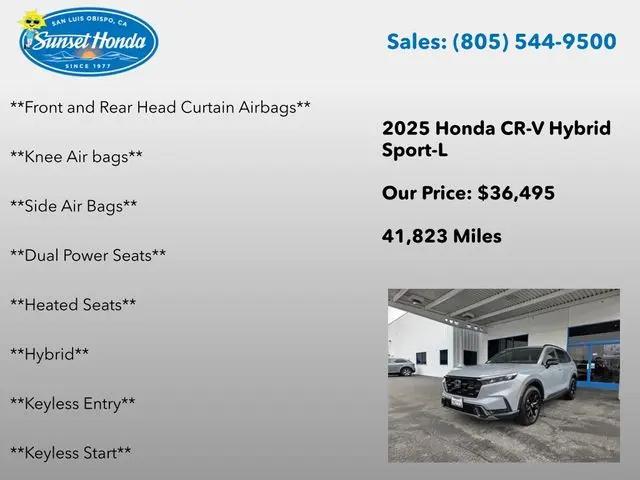 2025 Honda CR-V Hybrid Sport-L