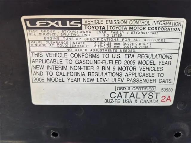2005 Lexus SC 430 SC 430