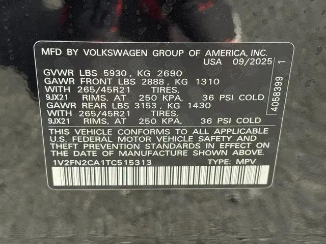 2026 Volkswagen Atlas SEL Premium R-Line