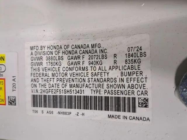 2025 Honda Civic Sport