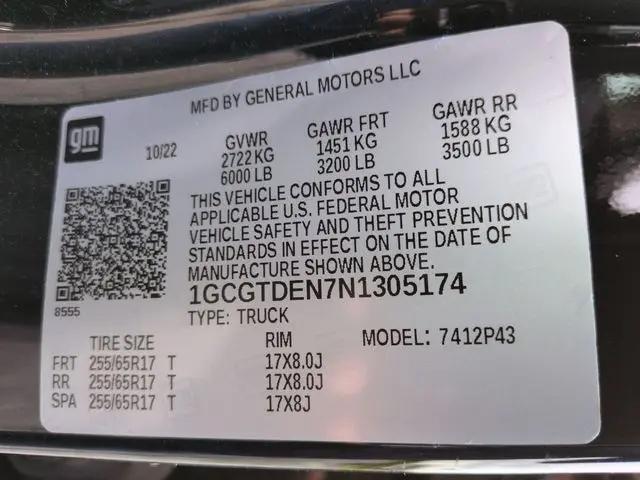 2022 Chevrolet Colorado 4WD Crew Cab Short Box Z71