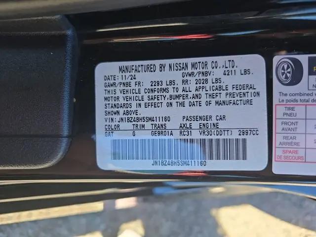 2025 Nissan Z Performance Automatic Transmission
