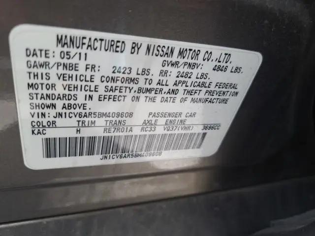 2011 INFINITI G37 G37x