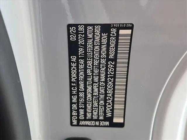 2025 Porsche 718 Boxster 718 Boxster