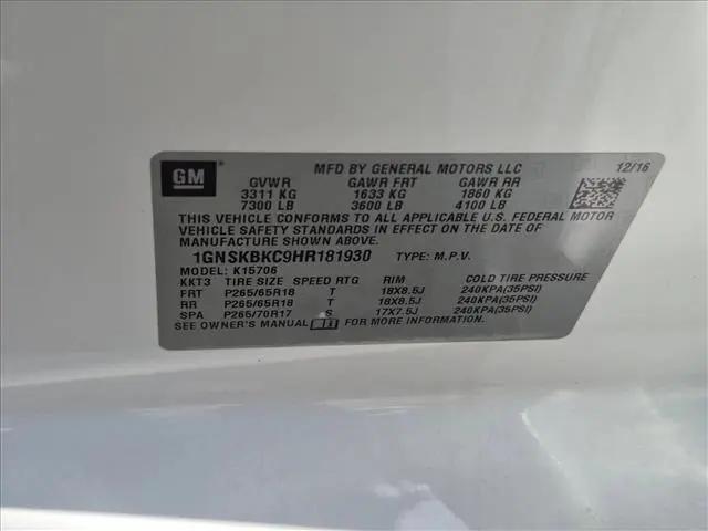 2017 Chevrolet Tahoe LT