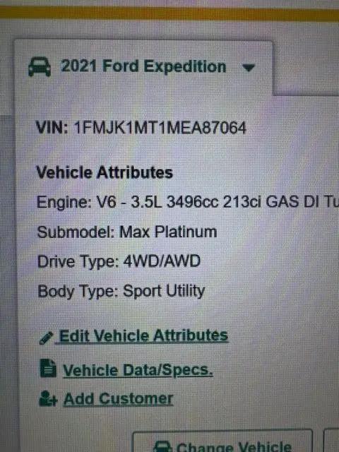 2021 Ford Expedition Platinum MAX