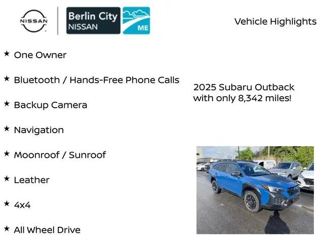 2025 Subaru Outback Wilderness
