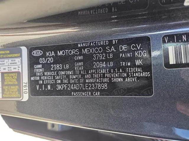 2020 Kia Forte LXS