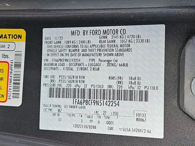 2022 Ford Mustang GT Premium Fastback