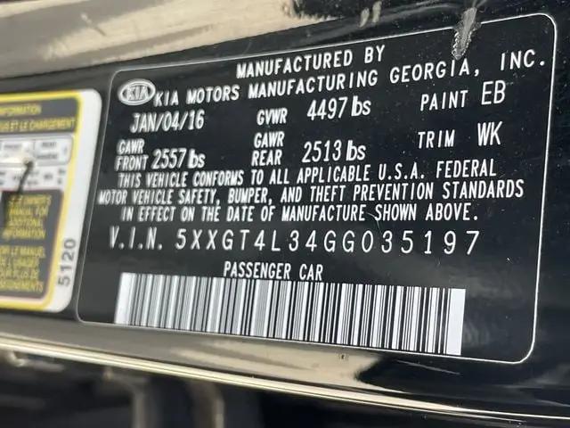 2016 Kia Optima LX