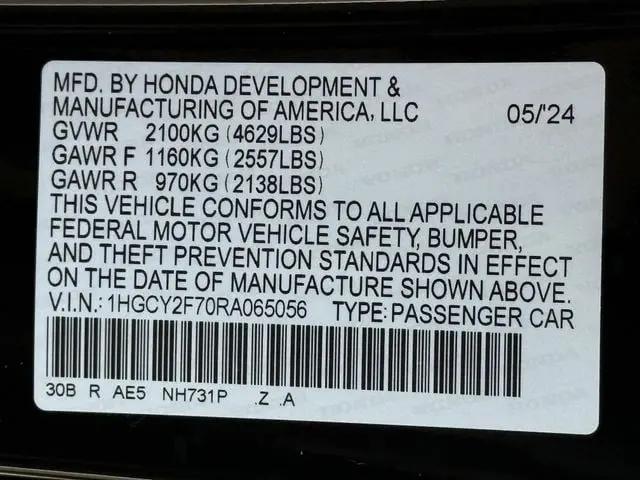 2024 Honda Accord Hybrid Sport-L