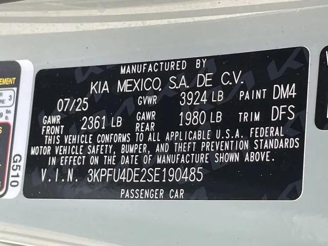 2025 Kia K4 EX