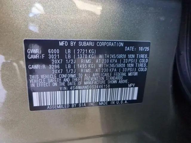 2025 Subaru Ascent Onyx Edition Limited 7-Passenger