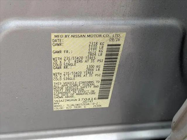 2016 Nissan Murano Platinum