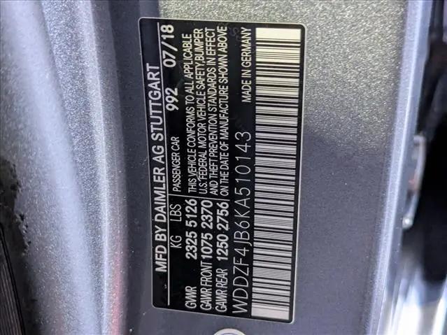 2019 Mercedes-Benz E-CLASS E 300 E 300