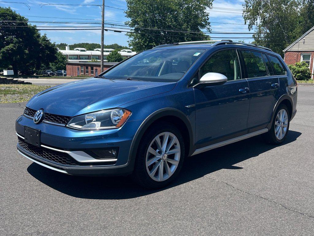 Silk Blue Metallic 2017 Volkswagen Golf Alltrack Wagon All-Wheel Drive Automatic