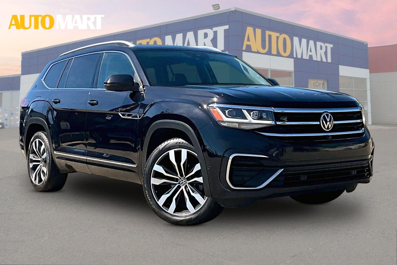 Deep Black Pearl 2021 Volkswagen Atlas 3.6 FSI Execline 4Motion with R-Line Package SUV / Crossover Automatic