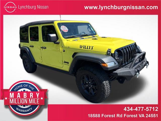 2023 Jeep Wrangler 4-Door Willys Sport 4x4 for sale in Madison Heights, VA