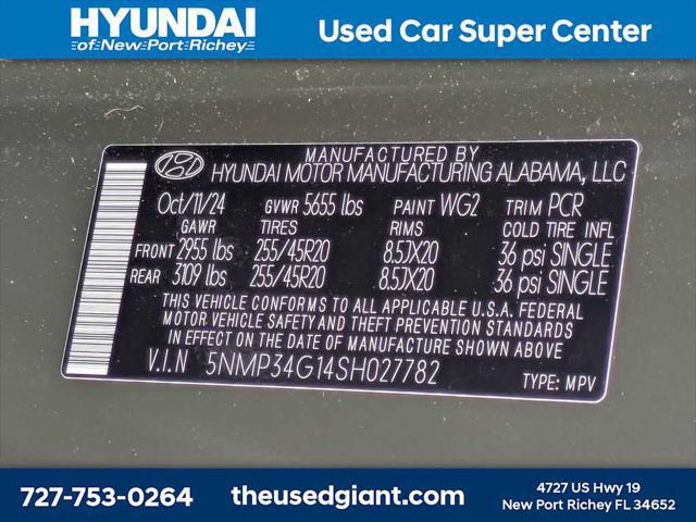 2025 Hyundai Santa Fe Hybrid Limited