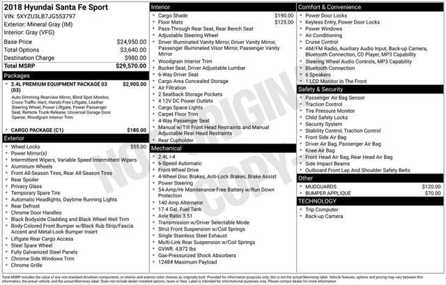 2018 Hyundai Santa Fe Sport 2.4L