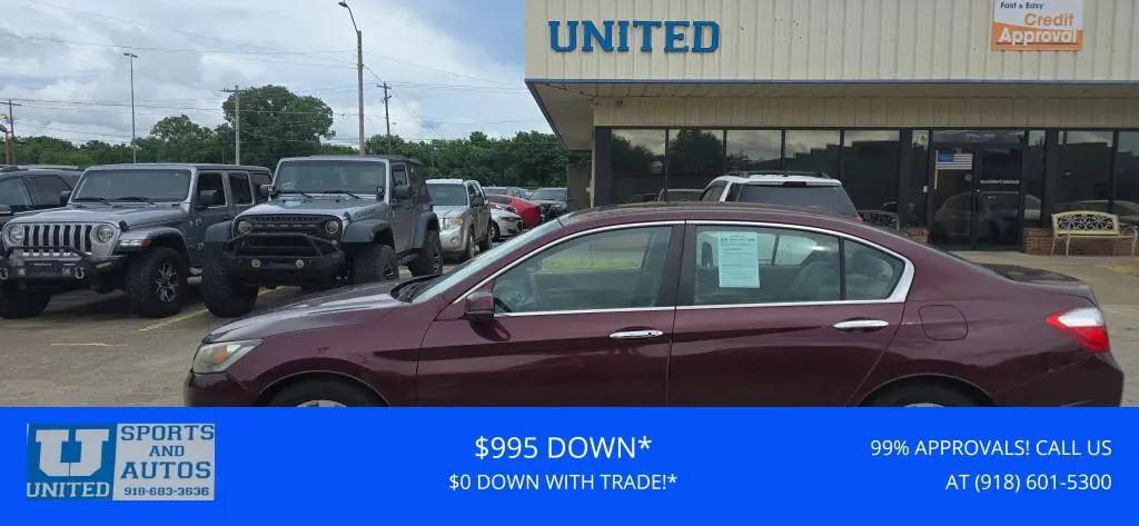 2013 Honda Accord EX-L for sale in Muskogee, OK