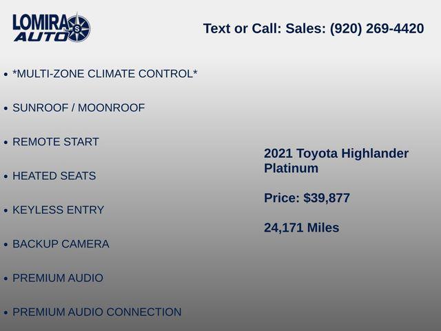2021 Toyota Highlander Platinum
